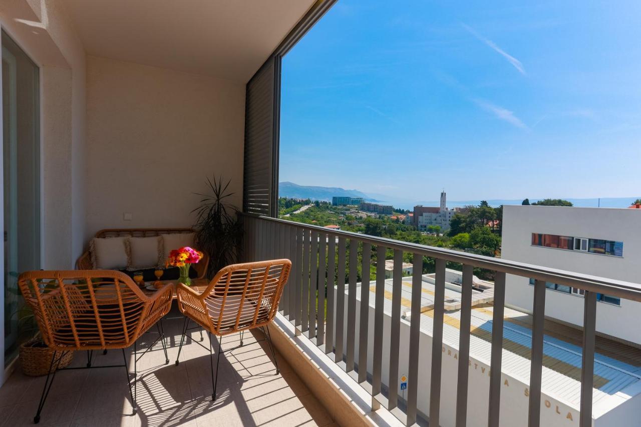 Allora Apartment With Panoramic Sea View Split Exterior foto